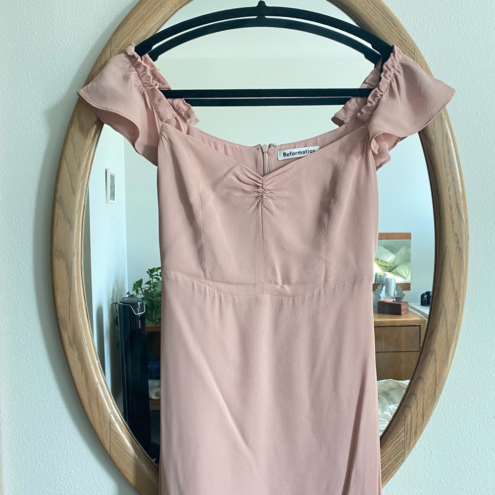 Petite Butterfly Dress 4P in Blush